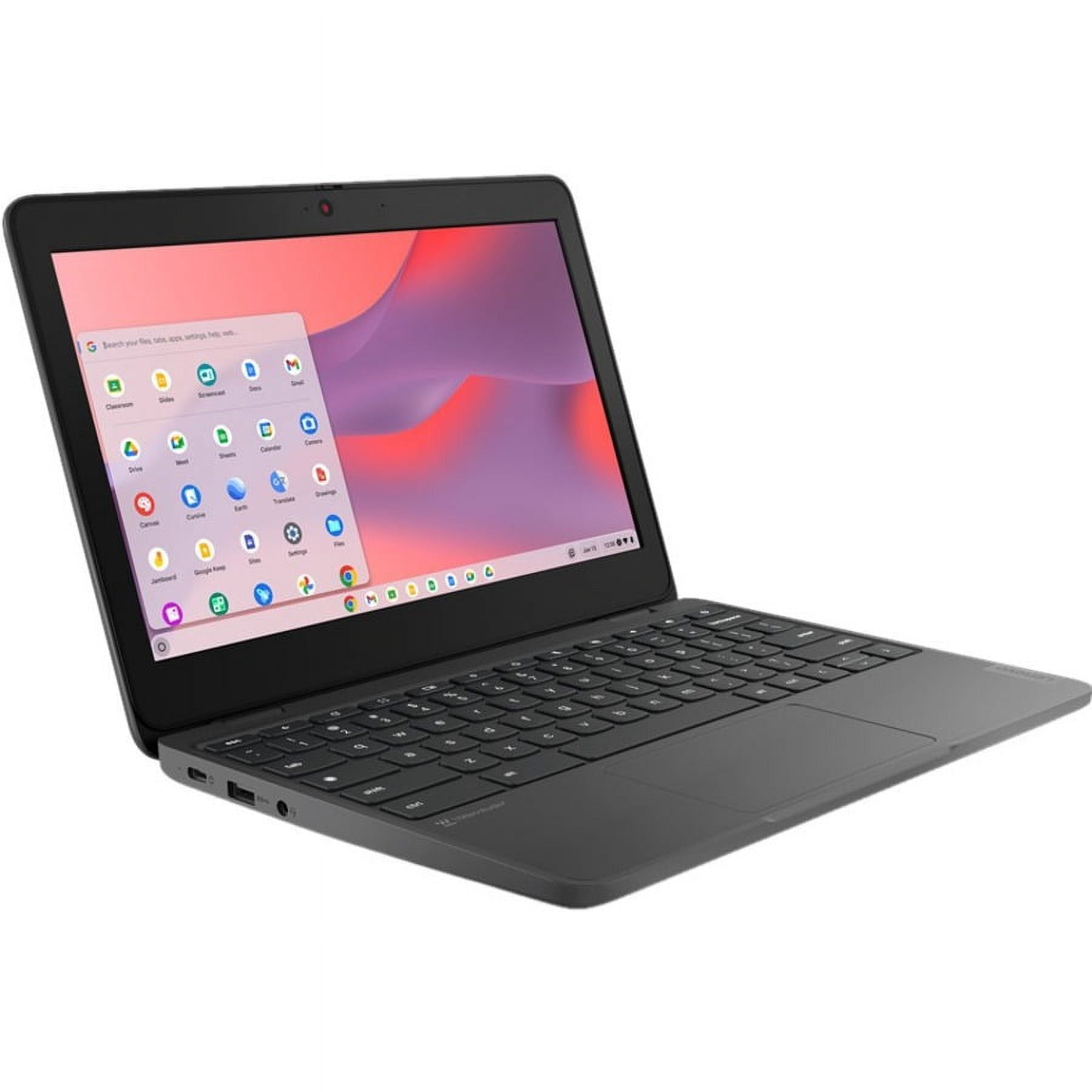 Refurbished (Good) - Lenovo 100e Chromebook 82W00001US 11.6" Chromebook - Graphite Gray (MediaTek Kompanio 520 / 4 GB RAM / 32 GB Flash / ChromeOS)