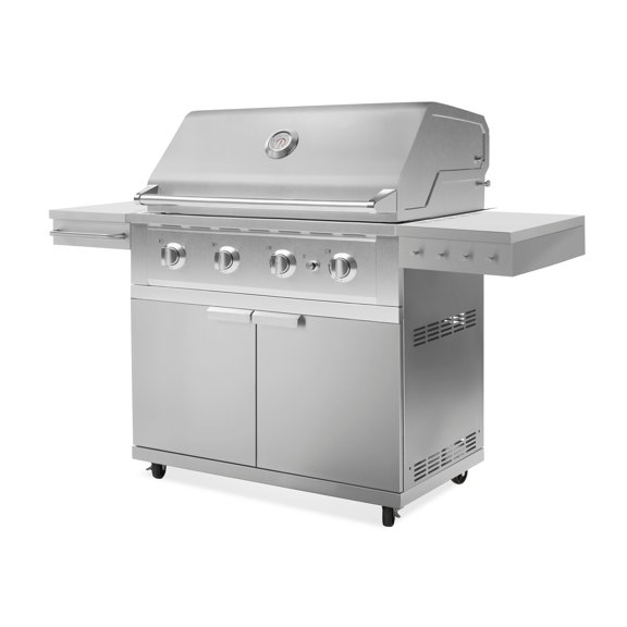 NewAge Products Chariot de Gril de Cuisine Extérieure avec Gril de Performance - Gaz Naturel