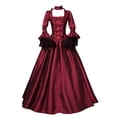 thumbnail image 1 of Halloween Costume Princess Robe Victorienne pour Femmes Robe Manches Évasées Cour Rétro Robes Grande Taille Robe de Bal Vintage, 1 of 4