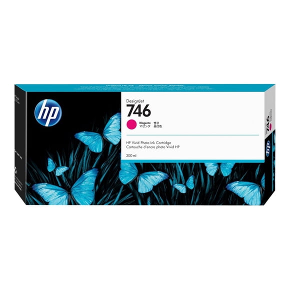 HP 746 - 300 ml - magenta - original - DesignJet - ink cartridge - for DesignJet Z6, Z6dr, Z9+, Z9+dr