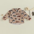 thumbnail image 2 of Chemises à Manches Longues Style Western avec Imprimé Vache pour Garçons, 2 of 9