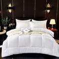 thumbnail image 1 of Birdeem Bed Quilt Large - Quilted All Season Down Quilt with White Lightweight Quilt Angled Label - Machine Washable Large 59X 79 Inches, 1 of 6