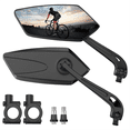 thumbnail image 1 of Bike Mirror 2 Pack, Bike Mirrors Handlebar Rearview Mirror, 360° Rotatable Bike Rear View Mirror, Safe Wide Angle Hd, 1 of 6
