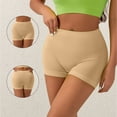 thumbnail image 2 of Timegard Running Shorts Women Elastic Waist Seamless Soft Stretch Workout Gym Shorts Tight Solid Color, 2 of 7