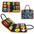 thumbnail image 1 of Tableau d'Activités en Feutre pour Tout-Petit, Jouets Tableau Sensoriel Montessori, 1 of 5