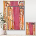 thumbnail image 2 of Glamorous Composition of Red and Gold - Mid-Century Modern Framed Canvas, 2 of 3