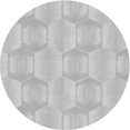 thumbnail image 1 of Ahgly Tapis Rond Lavable en Machine Intérieur Transitionnel Gris Foncé, 4 Pieds Rond, 1 of 7