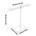 thumbnail image 3 of Dvkptbk Display Stand Necklace Organizer Clear Necklace Stand Jewelry Organizer Display Tree Hanger Rack with Hooks for Necklaces Chain Pendant Bracelets Ring Organization and Storage, 3 of 7