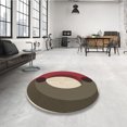 thumbnail image 4 of Ahgly Company Tapis Rectangulaire Lavable en Machine Intérieur Transitionnel Marron Rouge, 2 Pieds x 4 Pieds, 4 of 7