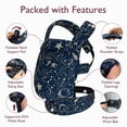 thumbnail image 4 of Momcozy Baby Carrier Newborn to Toddler - Ergonomic, Lightweight Infant Carrier for 7-44lbs, Ideal for Hands-Free Parenting, Enhanced Lumbar Support, 4 of 7