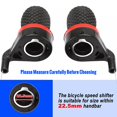 thumbnail image 3 of Bgsha Bicycle Shift Levers Mountain Bike Handlebar Grip Handle Gear Shifter Set, 3 of 10
