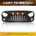 thumbnail image 3 of AMERICAN MODIFIED Front Goliath Grill Compatible w/ 07-18 Jeep Wranglers, 3 of 11