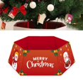 thumbnail image 3 of FAROOT Christmas Tree Skirt Santa Claus Letter Print Decorative Apron, 3 of 5