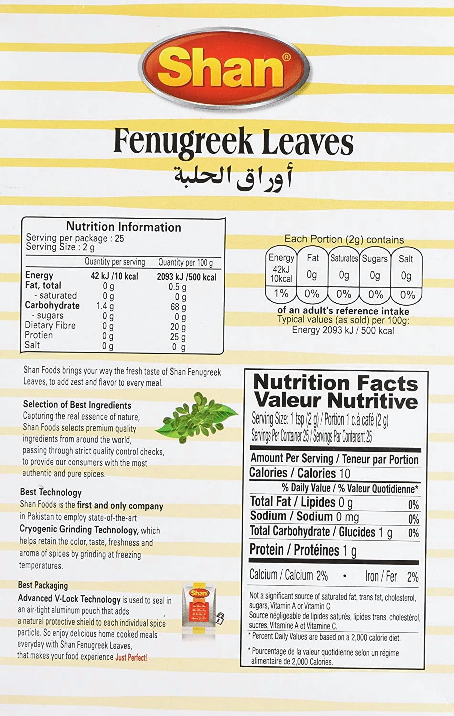 SHAN FENUGREEK LEAVE - FRENCH