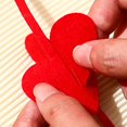 thumbnail image 4 of Happiness Banner Decorative Anti-break Unique Chinese Red Loving Hanging Banner Wedding Room Decor, 4 of 5