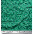 thumbnail image 1 of Soimoi Cotton Poplin Fabric Cross Sign,Triangle & Toucan Bird Decor Fabric Printed Yard 42 Inch Wide, 1 of 3