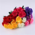 thumbnail image 4 of 10Head Carnation Artificial Flowers Plastic Fake Plants Home Party Wedding Decor, 4 of 6