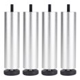 thumbnail image 2 of 4x Aluminum Alloy DIY Adjustable Furniture Legs for Coffee Table Sofa Bed Refrigerator Replacement - 25cm, 2 of 8