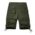thumbnail image 4 of TopLLC Shorts pour Hommes, Shorts pour Hommes Shorts Cargo pour Hommes Shorts de Course pour Hommes Multiples Poches Utilitaires Taille Élastique Shorts de Randonnée en Coton, 4 of 4