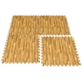 thumbnail image 2 of Sorbus Interlocking Floor Mat Wood Grain Print - Multipurpose Foam Tile Flooring (Cherry), 2 of 7