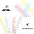 thumbnail image 4 of KAKOWELY spiral binding 10pcs Loose Leaf Binders Book Rings Binder Hinged Rings for Notebook Diary Photo Album11.34"X1.46"X0.39", 4 of 4