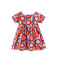 thumbnail image 1 of LUOGENLI Robe Bébé Filles Robes Maxi Jupe Ensembles Filles 2 Pcs Tenues Manches Longues Rouge 2-3 Ans, 1 of 4