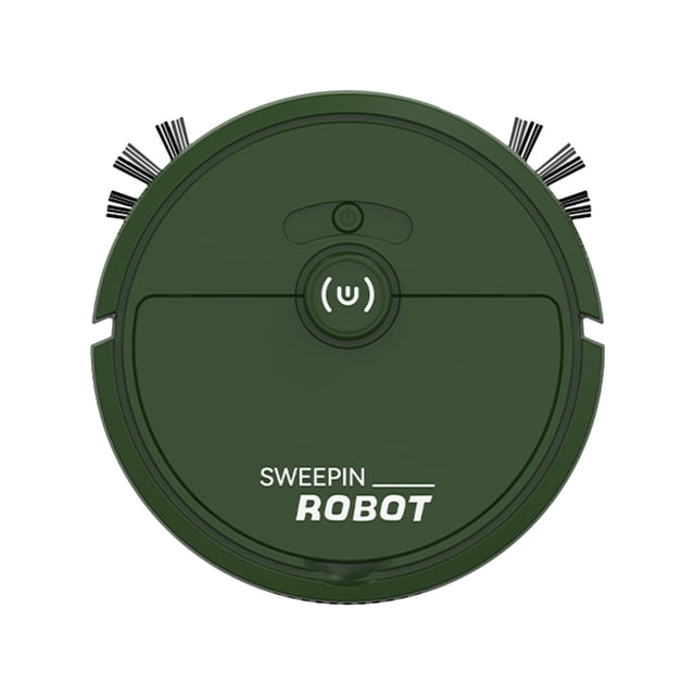 Smart Sweeping Robot Mopping Suction Three In One Usb Charging With Obstacle Avoidance For Household Use In Green Green
