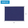 thumbnail image 3 of MasterVision Ayda Blue Felt Bulletin Board, 18" x 24", Aluminum Frame, 3 of 6