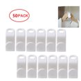 thumbnail image 1 of Labymos Clothes hanger connection hook superimposed hook white thickened plastic 50 packs set a generation, 1 of 4