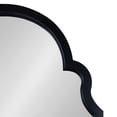 thumbnail image 3 of Kate and Laurel Hogan Modern Arched Wall Mirror, 24 x 48, Black, Glam Moroccan Mirror for Wall, 3 of 6