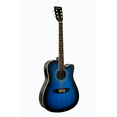 thumbnail image 1 of De Rosa USA Cutaway Acoustic-Electric Dreadnought Guitar Matte Finish, 1 of 19