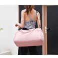 thumbnail image 3 of Sac Polochon de Sport pour Femmes, Sacs d'Entraînement avec Compartiment à Chaussures et Poche Humide, Rouge, 3 of 4