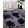 thumbnail image 2 of Ahgly Company Tapis d'Intérieur Carrés Abstraits Noirs Abstraits pour Aire, 8 Pieds Carré, 2 of 6