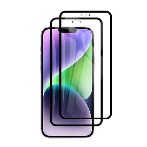  iPhone 12 Screen Protector Tempered Glass Shatterproof Full Coverage Tempered Glass Shield with Enhanced Edge