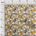 thumbnail image 2 of oneOone Cotton Silk Yellow Fabric Skull Sewing Craft Projects Fabric Prints By Yard 42 Inch Wide, 2 of 4