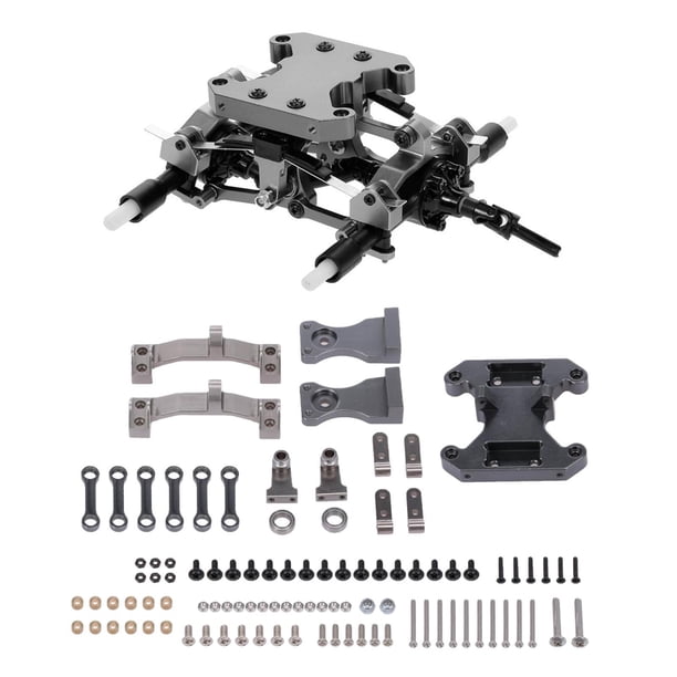 Panneau de châssis d'équilibre en métal pour voiture WPL B16 B36 1/16 RC, bascule, plaque à ressort, arbre d'entraînement, pièces de mise à niveau, accessoires modifiés 26 Panneau de châssis d'équilibre en métal pour voiture WPL B16 B36 1/16 RC, bascule, plaque à ressort, arbre d'entraînement, pièces de mise à niveau, accessoires modifiés 26