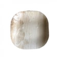thumbnail image 1 of Assiette Carrée à Dessert de 4 Po/assiette à Feuilles de Martin Bio/naturelle, Écoresponsable, Robuste, Réutilisable, Compostable Biodégradable pour Cour Arrière, Fourniture Jetable/fête à Thème, Mariage/lot de 10, 50 Ou 100, 1 of 5