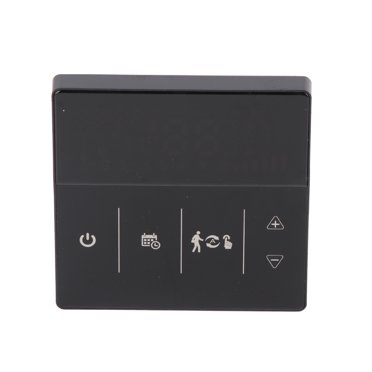 Thermostat WIFI Écran Tactile Numérique Application Téléphonique Contrôle Vocal Thermostat Intelligent pour Maison Hôtel 90 à 240V Noir
