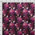 thumbnail image 4 of oneOone Rayon Magenta Fabric Skull Sewing Craft Projects Fabric Prints By Yard 56 Inch Wide, 4 of 5