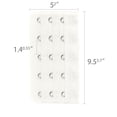 thumbnail image 3 of INSPIRE CHIC Femme 3 Rangées 5 Crochets Spandex Extensible sous-Vêtements Soutien-Gorge Bretelle Bande Arrière Extension Rallonges Blanc, 3 of 5