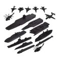 thumbnail image 1 of lionlar 17 Pcs Navire de Guerre avec Petits Avions à l'Échelle Modèle pour Garçons Adultes de 14 Ans et Plus Noir, 1 of 9