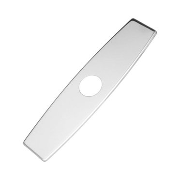 MYG Plaque de Couvercle de Trou de Robinet en Acier Inoxydable 10 Pouces Plaque de Pont d'Évier de Salle de Bain Trou Unique à 3 Trous Couvercle de Robinet d'Évier de Cuisine Installation Facile Argent