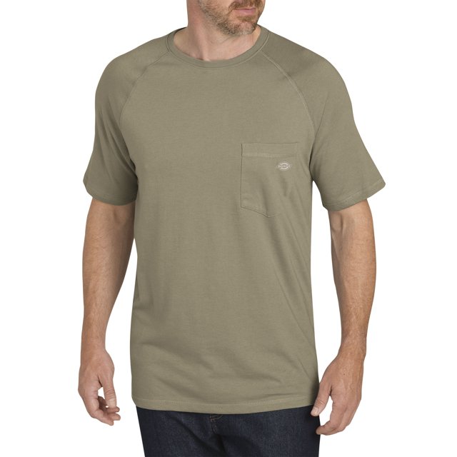 Dickies T-Shirt de Performance Rafraîchissant Temp-iQ pour Hommes, XXT, Sable du Désert