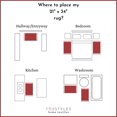 thumbnail image 4 of Fabstyles Herringbone Cotton Flat Weave Area Rug for Living Room, Hallway, Patio, 4 of 4