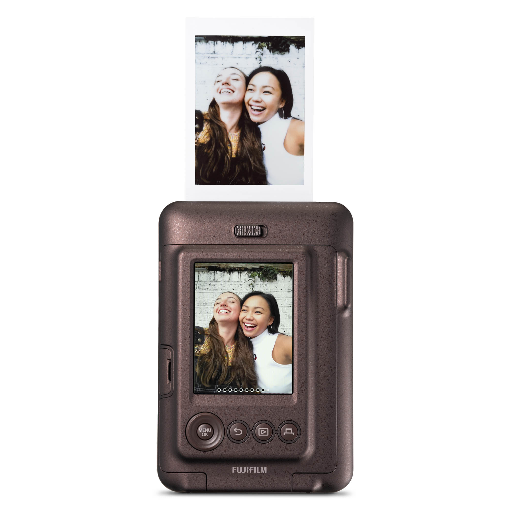 Appareil instantané hybride et imprimante pour téléphone intelligent FUJIFILM INSTAX MINI LiPlay - Blanc brumeux