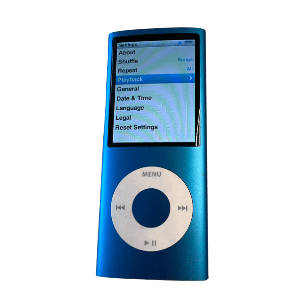 Apple iPod Nano 4th Gen 8GB Blue MP3 Player Used Excellent