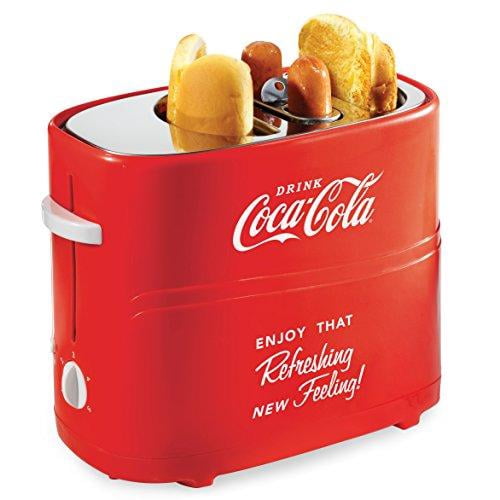 Nostalgia HDT600COKE Coca-Cola Pop-Up Hot Dog Toaster