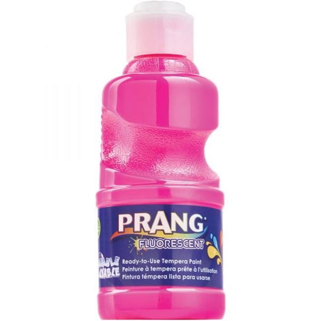 Prang DIXX11787 8 oz Ready to Use Washable Paint, Fluorescent Pink