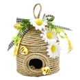 thumbnail image 3 of Bee Hive Decor Beehive Decoration 1 Pack Country Decorative Beehive Natural Beehive Theme Decoration Spring Summer Country Farmhouse Kitchen Table Tiered Tray Decorat, 3 of 5