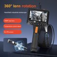 thumbnail image 3 of Borescope Articulé à Double Objectif Caméra Endoscope HD, Écran IPS 5 Po, Caméra d'Inspection Portative 2MP Interface Tête Aviation, pour Mécanicien Automobile Maison avec 1920x1080, 3 of 7